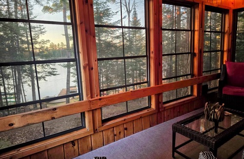 Presque Isle Cabin | Cozy Cabin on the Lake nMinutes from Boulder Jct & Snowmobile Trail #15