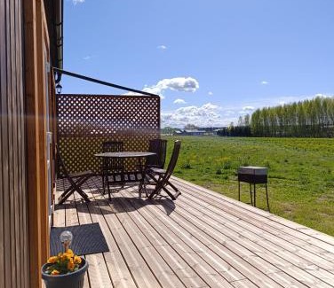 Ikskile House | Cozy cabin with hot tub or sauna