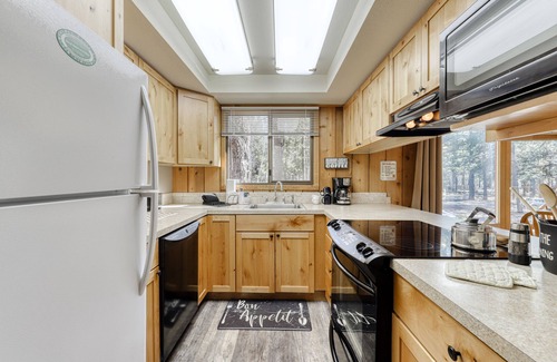 Overlook Park Cabin | Cozy cabin with three decks, EV charger, & SHARC Passes - dog-friendly