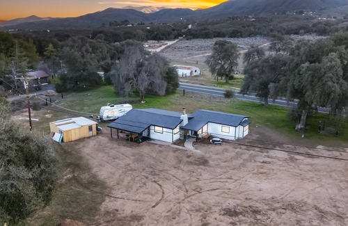 Warner Springs Cabin | Cozy cabin with historic charm and large fireplace