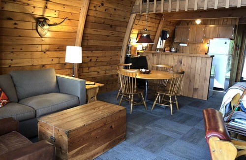 Remer Cabin | Cozy lakefront chalet with cedar hot tub + stunning lake views