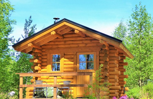 Sysma House | Cozy, new 5 star log cabin directly on the lake. Water, forest, winter sports