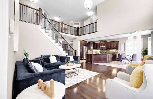 Cambridge House | Cozy Retreat Heated Pool Fireplace Workspace