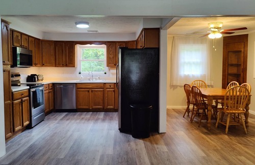 Staffordsville House | Creekside getaway with firepit-- 40 min from Virginia Tech