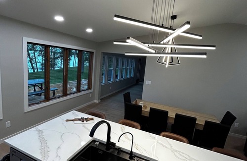 Ottertail House | Crimson Beach Retreat- Family friendly beach get away on clear Buchanan Lake!