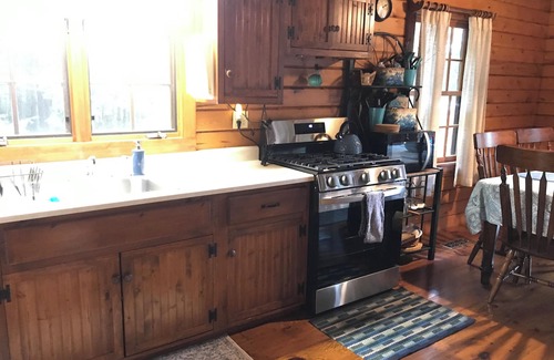 Fair Haven Cabin | Custom 3-br Log Home: Perch Pond