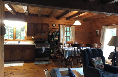 Fair Haven Cabin | Custom 3-br Log Home: Perch Pond