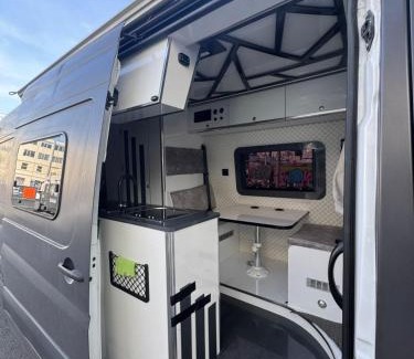 Hliðar Apartment | Custom made Mercedes sprinter RV
