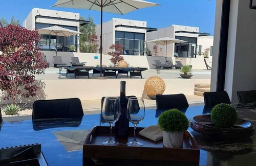 San Antonio de las Minas House | D'VINO, Home with 8 Poolside Suites in the in the Heart of Valle de Guadalupe.