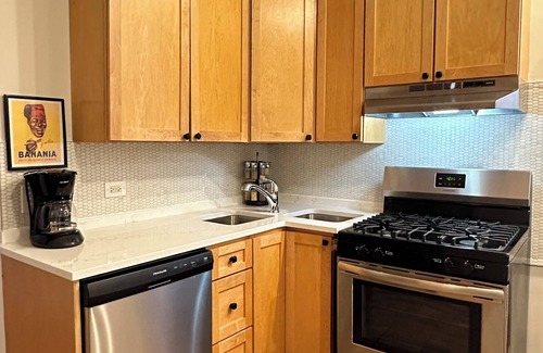 Roscoe Village Bed & Breakfast | Deluxe Chicago 2 Bedroom Private Condo. Amazing Deal 1.5 mi from Wrigley!