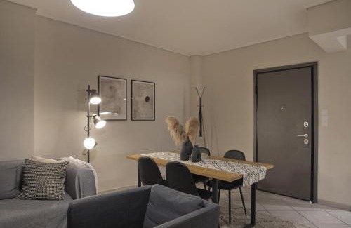 Piraeus Apartment | Denimou Home Luxurious 2BR Fully Equipped, Balcony