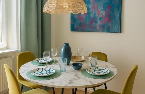 Offenbach am Main Apartment | Design Apartment mit Parkplatz - 15 min Flughafen