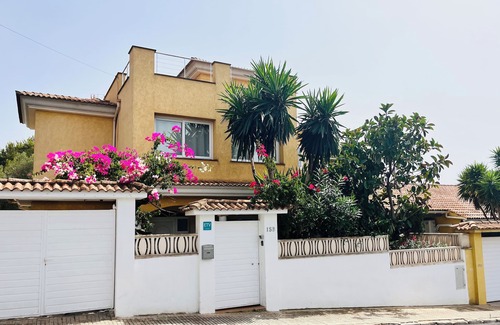 Badia Gran Villa | Design Villa Bahia Azul, roof terrace with panoramic sea view, nice garden, pool