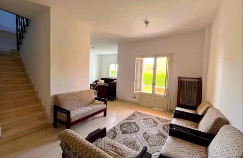 Al-Hammam Apartment | Doblex Beach Chalet with Private Garden in Reem ElFala Resort