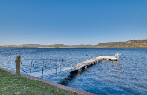 Wabasha House | Dock and Views Waterfront Home in Wabasha!