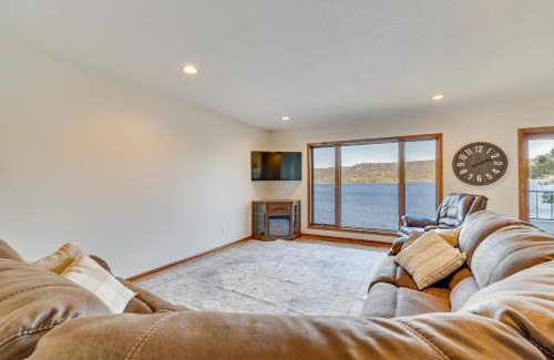 Wabasha House | Dock and Views Waterfront Home in Wabasha!