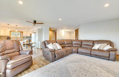 Wabasha House | Dock and Views Waterfront Home in Wabasha!