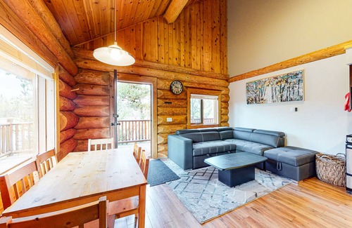 Lac Le Jeune Cabin | Dog-friendly, lakefront, wilderness resort cabin w/deck, internet, full kitchen