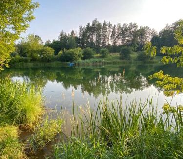 Plociczno-Tartak Villa | Dom Biały, willa nad jeziorem
