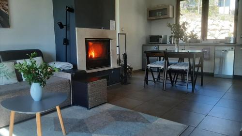 Podgorzyn House | Dom uKromki z kominkiem i widokiem na Śnieżkę