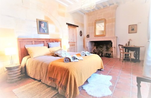 Guillac House | Domaine de Gaïa, Chambre Aphrodite, Swimming pool, 1.5 ha park, Near Saint-Emilion.