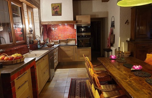 Lacave House | Domaine de Pech Marjac - large indoor swimming pool in the middle of the park