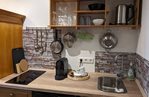 Edenkoben Apartment | Doppelzimmer Weinrebe mit Kochnische an der Südliche Weinstraße