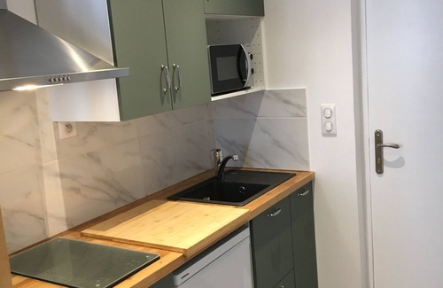 Bagneres-de-Bigorre Apartment | Downtown studio* with outdoor parking and private, secure bike storage.