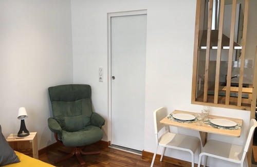 Bagneres-de-Bigorre Apartment | Downtown studio* with outdoor parking and private, secure bike storage.