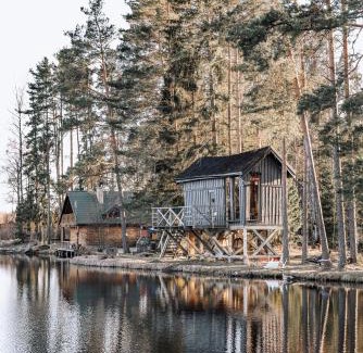 Pedvale House | Dragon house in the tree! Jacuzzi, Sauna ,Cinema,Heated