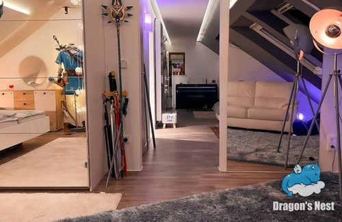 Schwaig bei Nuernberg Apartment | Dragon’s Nest: Cozy & modern attic loft Nuremberg
