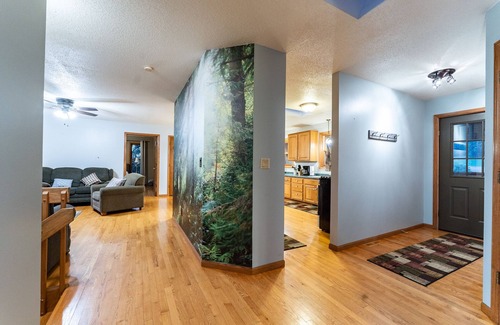 Mather House | Driftless Area Country House: large deck, spring fed creek, Amish area