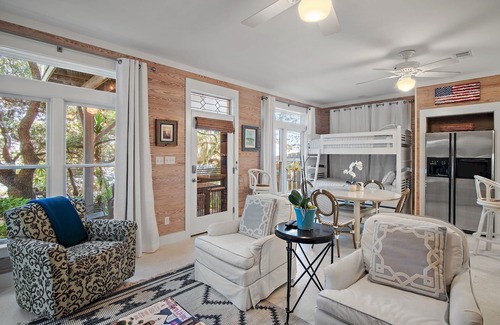 Seagrove Beach House | Eastern Lake Lakefront! Easy access to the Gulf! Pirate Ship & Treehouse!