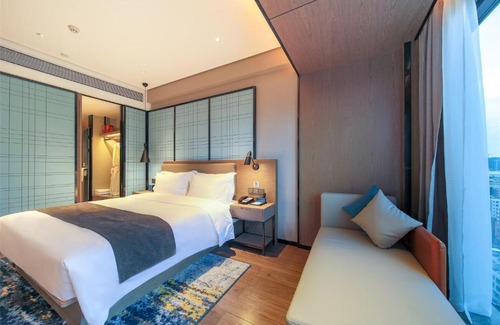 Yuancheng District Hotel | Echarm Hotel Heyuan Jianji Wanda Plaza