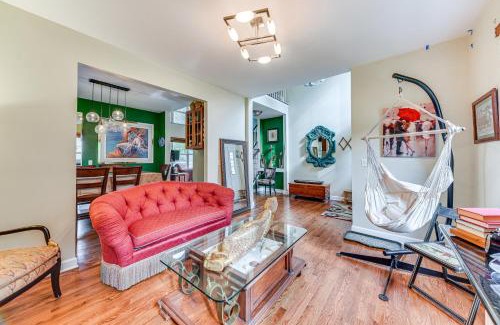 Grayslake House | Eclectic Grayslake Home with Private Yard and Fire Pit