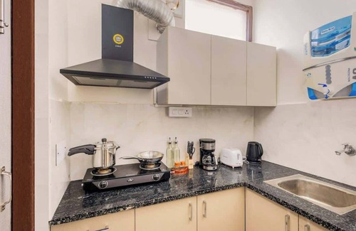 Sector 39 Apartment | Eco Charm in Every Corner w/Balcony