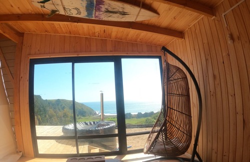 Buchupureo House | Ecoglamping accommodation with Hot Tub and panoramic ocean view