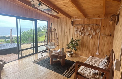 Buchupureo House | Ecoglamping accommodation with Hot Tub and panoramic ocean view