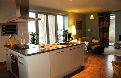 Verrieres Cottage | Ecological gîte- 4 stars 1055 m2 on one level- Heated swimming pool 4 pers. Wifi