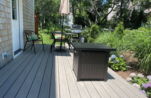 Katama Cottage | Edgartown cottage in a garden setting. New and near bike path in Katama