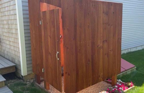 Katama Cottage | Edgartown cottage in a garden setting. New and near bike path in Katama