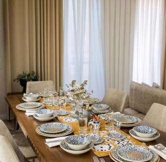 Dushanbe Apartment | Elegant and Spacious 2 Bedroom Suite with Private 35sqm Terrace Next to Rudaki Park and City Center