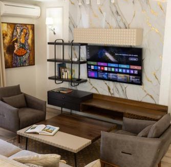 Dushanbe Apartment | Elegant and Spacious 2 Bedroom Suite with Private 35sqm Terrace Next to Rudaki Park and City Center