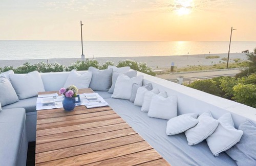 Marzocca Villa | Elegant beachfront villa with jacuzzi, garden, and panoramic terrace.