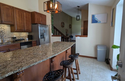 Loves Park House | Elegant, charming, serene, & delightful home with huge fenced yard close to I90!