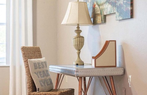 Interchange Square House | Elegant Palm Bay Getaway with Large Backyard