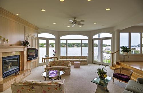 Point Pleasant House | Elegant Riverfront Home with Expansive Views