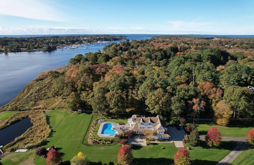 Pawcatuck House | Elegant Waterfront Estate On 2 Acres ~ Private Pool ~ 12 min from Mystic!