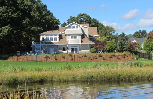 Pawcatuck House | Elegant Waterfront Estate On 2 Acres ~ Private Pool ~ 12 min from Mystic!