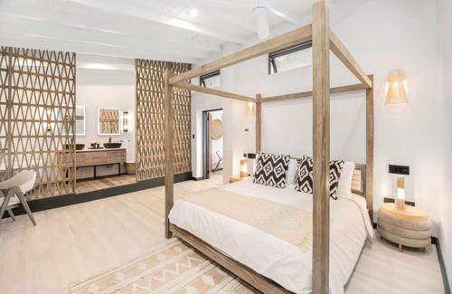 Fryes Beach Hotel | Elevated Beachside Charm with Living Area with Unmatched Caribbean Serenity